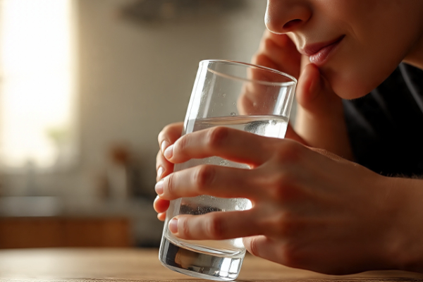 drinking water